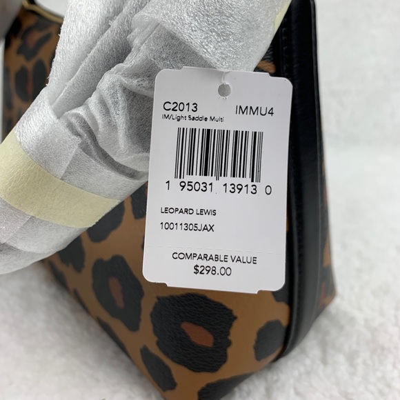 Coach Shoulder Bag With Leopard Print - Picture 10 of 16